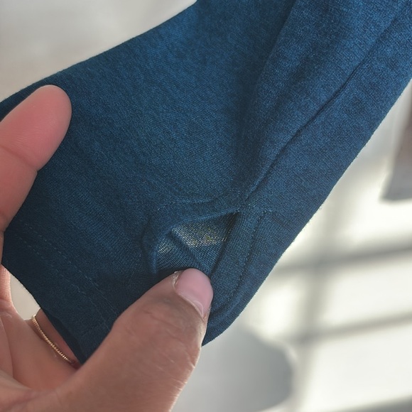 Beyond Yoga Long Sleeve Tee - Navy Blue - Picture 8 of 9